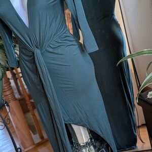 Lovers And Friends Long Sleeve Dark Green Dress